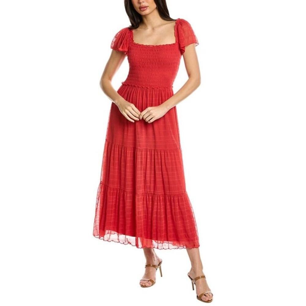 NWT MAX STUDIO Tiered Maxi Dress